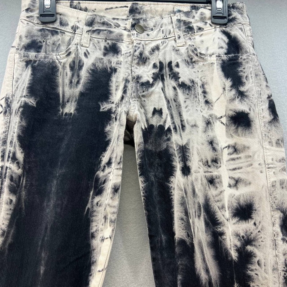 Siwy Jeans Women's Hannah Jeans Size 26 (2) Black Tie Dye Embossed Pockets - Picture 8 of 17
